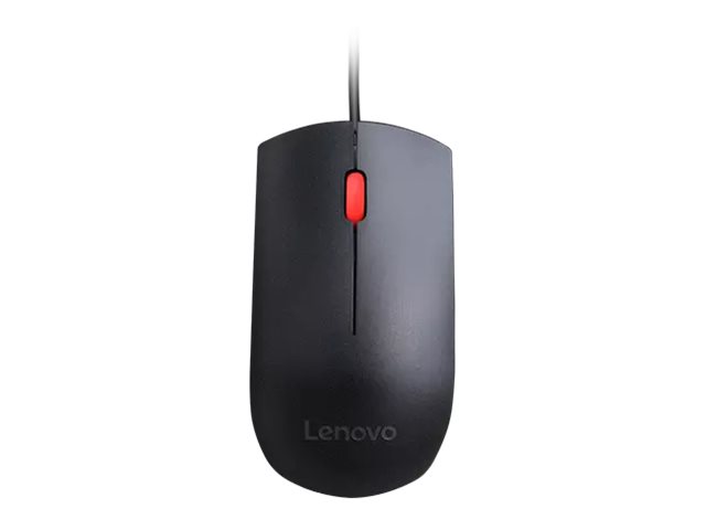 Lenovo Essential - Mouse- USB - black Lenovo Essential - Mouse- USB - black