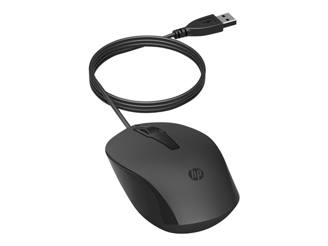 HP 150 - mouse - USB - black HP 150 - mouse - USB - black