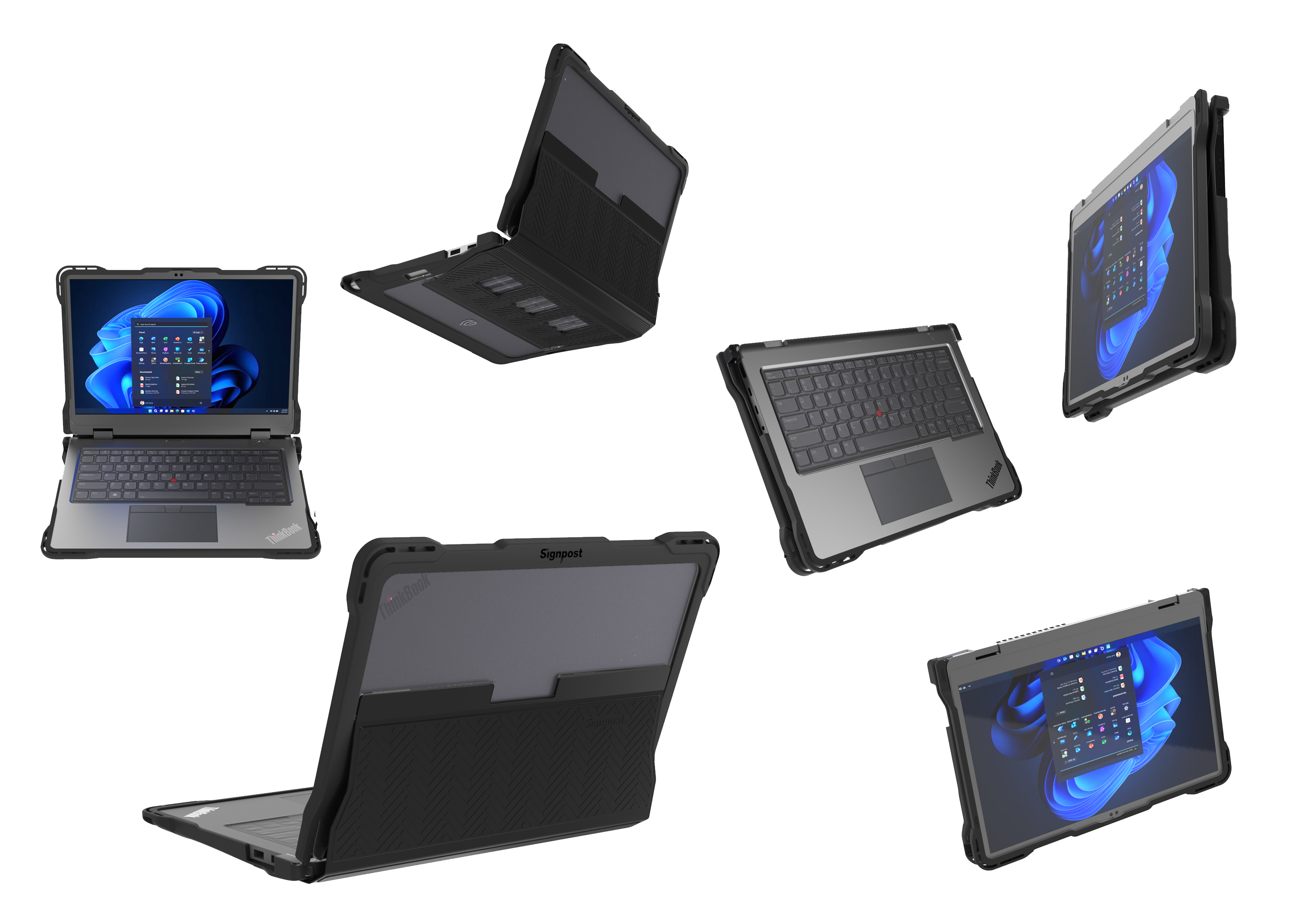 Shock case for Lenovo 13W (Gray)